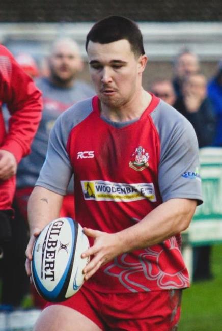 Strong-running centre  Evan Davies scored a try for Pembroke